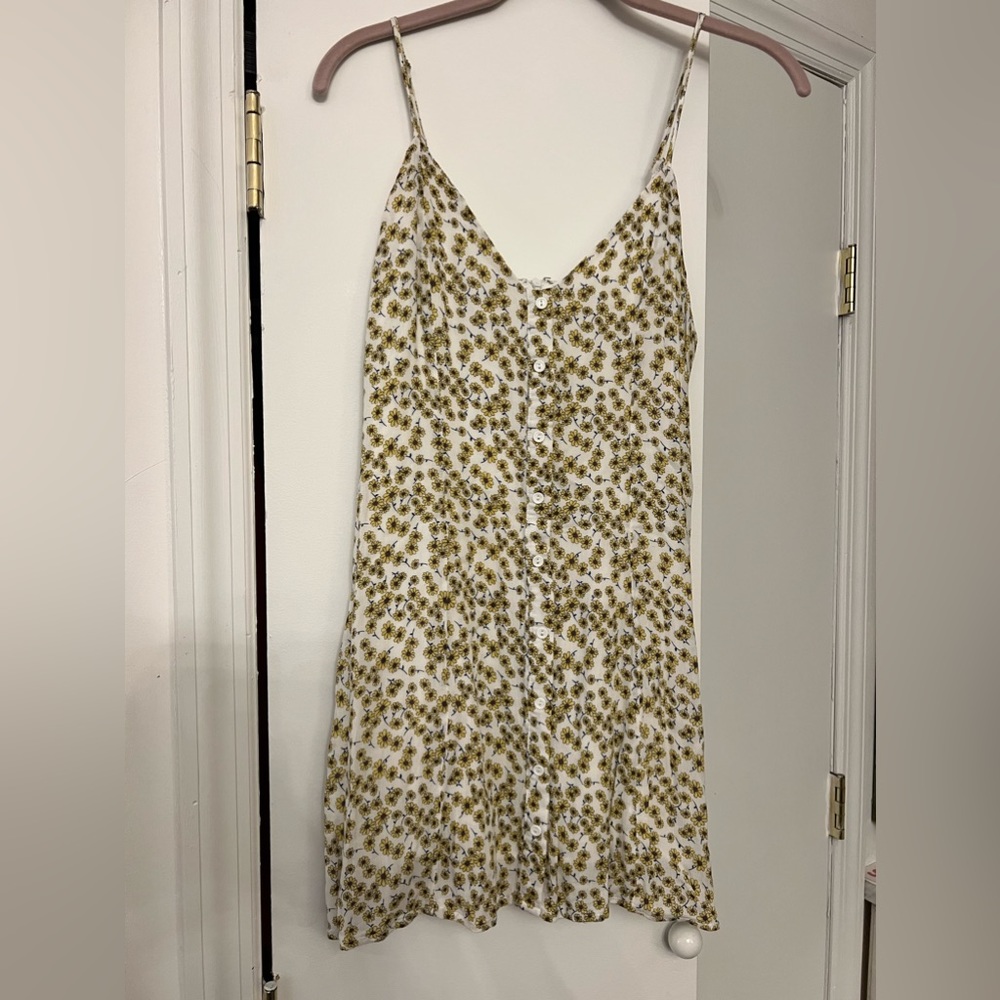 Lost + Wander Sunflower Mini Dress